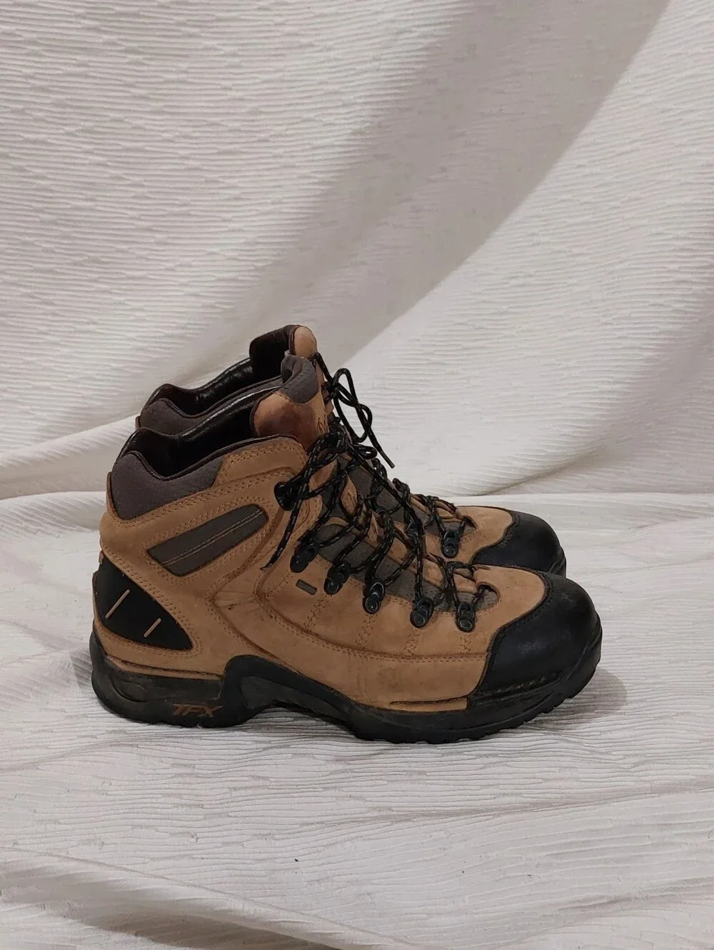 Danner Gore-tex Men's Brown Leather Hiking Boots Size 13 - Picture 4 of 12